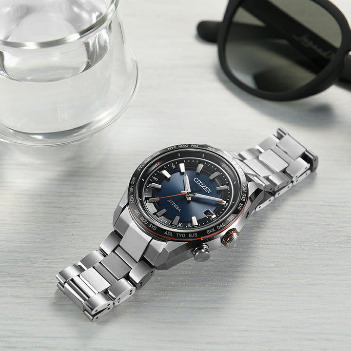 シチズン アテッサ ACT Line アクトライン CB0287-68L メンズ 腕時計 ソーラー 電波 3針 チタン