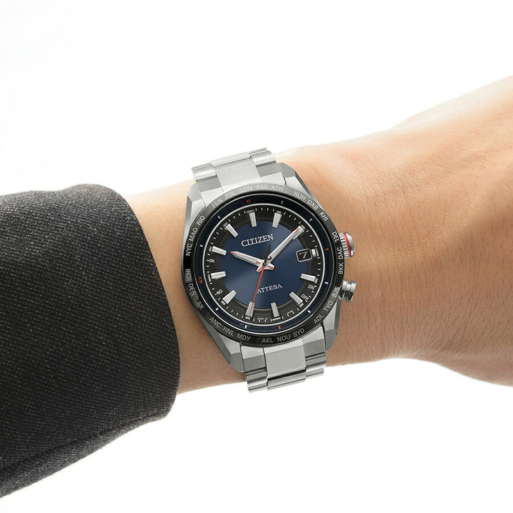 シチズン アテッサ ACT Line アクトライン CB0287-68L メンズ 腕時計 ソーラー 電波 3針 チタン