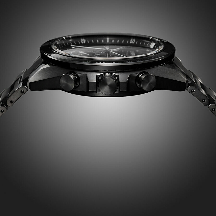 シチズン アテッサ ACT Line アクトライン ブラックチタンシリーズ CC4055-65E メンズ 腕時計 ソーラー GPS衛星電波受信 クロノグラフ サファイアベゼル