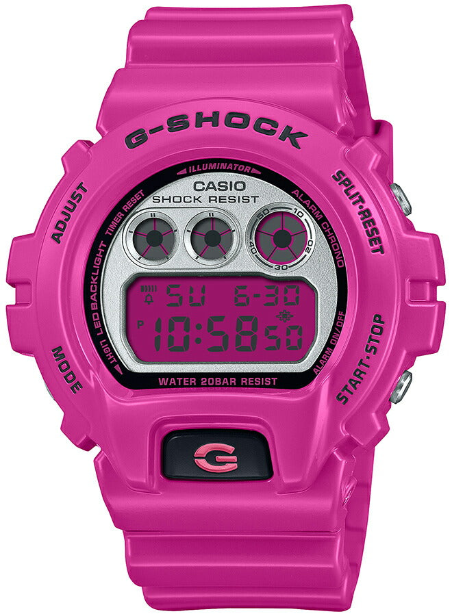 G-SHOCK CRAZY COLORS 2024 ショッキングピンク DW-6900RCS-4JF メンズ 