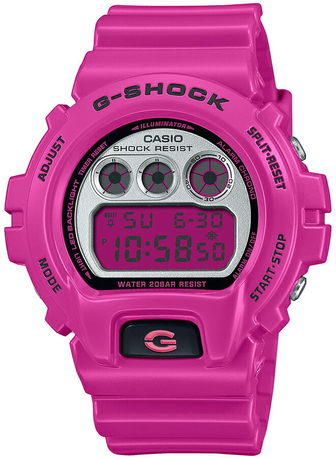 3月15日発売》G-SHOCK CRAZY COLORS 2024 ショッキングピンク DW