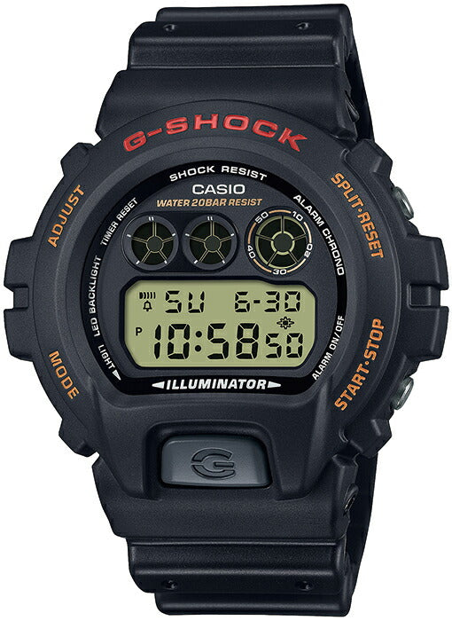 G-SHOCK 6900シリーズ DW-6900UB-9JF メンズ 電池式 デジタル ラウンド トリグラム ブラック – THE CLOCK  HOUSE公式オンラインストア