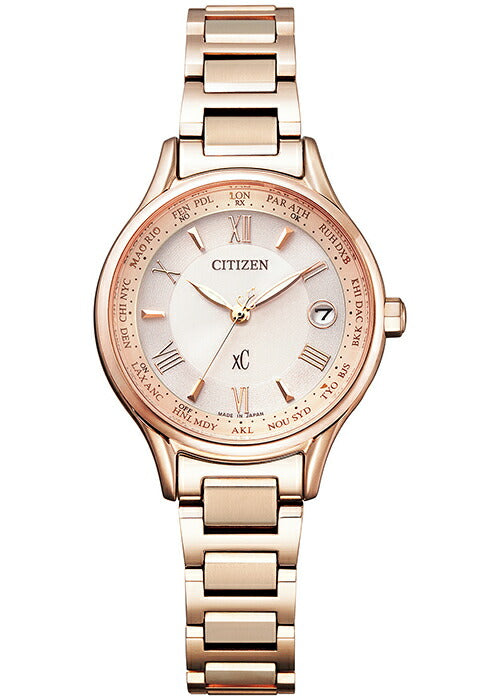 シチズン xC クロスシー basic collection ベーシックコレクション サクラピンク EC1164-53W レディース 腕時計 ソーラー 電波 スーパーチタニウム