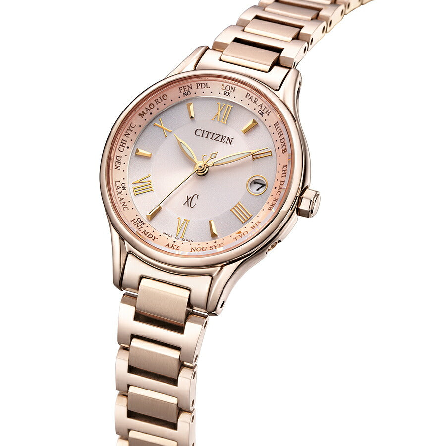 シチズン xC クロスシー basic collection ベーシックコレクション サクラピンク EC1164-53W レディース 腕時計 ソーラー 電波 スーパーチタニウム