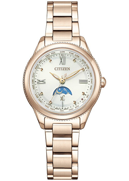 シチズン xC クロスシー daichi collection ダイチコレクション サン&ムーン サクラピンク EE1004-57A レディース 腕時計 ソーラー 電波 北川景子さん広告着用モデル