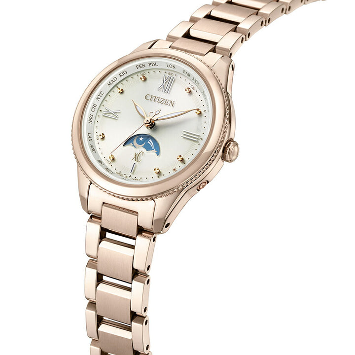 シチズン xC クロスシー daichi collection ダイチコレクション サン&ムーン サクラピンク EE1004-57A レディース 腕時計 ソーラー 電波 北川景子さん広告着用モデル