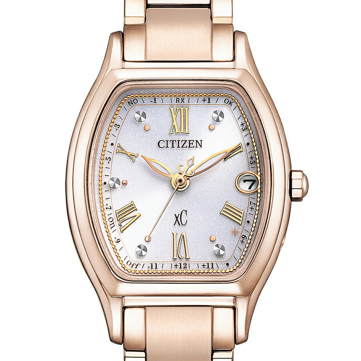 シチズン xC クロスシー basic collection ベーシックコレクション サクラピンク ES9354-69B レディース 腕時計 トノー ソーラー 電波