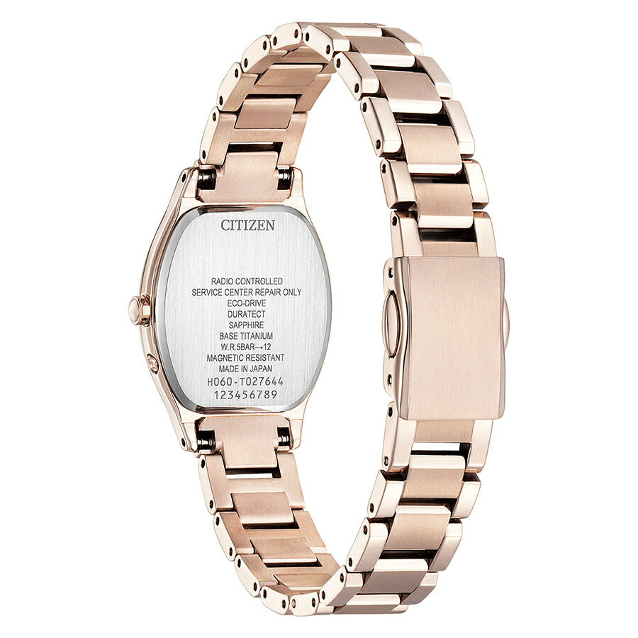 シチズン xC クロスシー basic collection ベーシックコレクション サクラピンク ES9354-69B レディース 腕時計 トノー ソーラー 電波