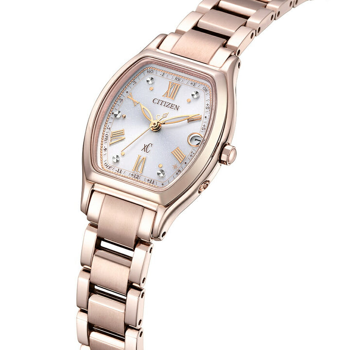 シチズン xC クロスシー basic collection ベーシックコレクション サクラピンク ES9354-69B レディース 腕時計 トノー ソーラー 電波