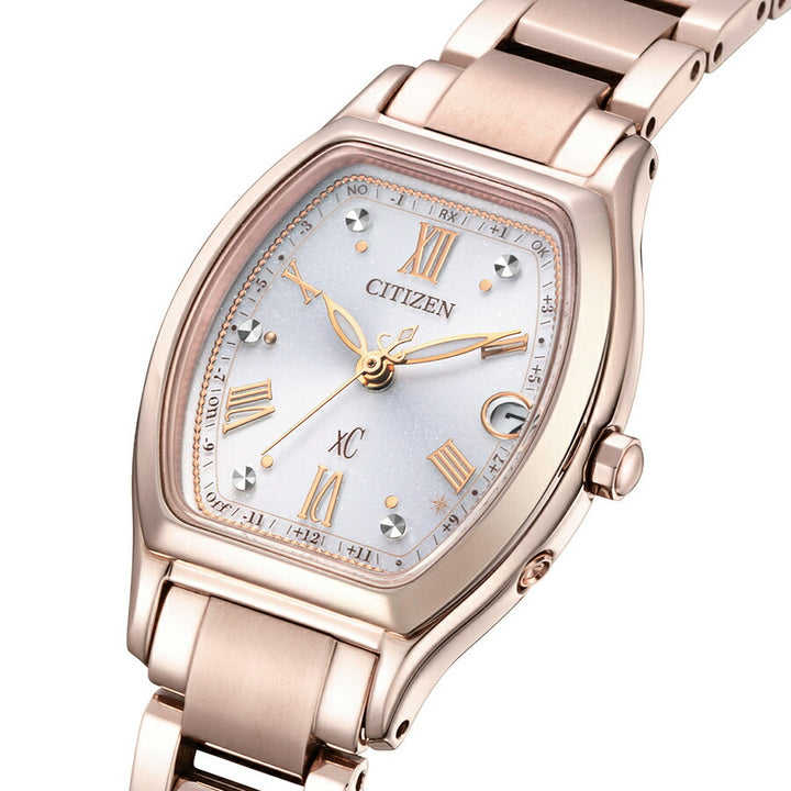 シチズン xC クロスシー basic collection ベーシックコレクション サクラピンク ES9354-69B レディース 腕時計 トノー ソーラー 電波