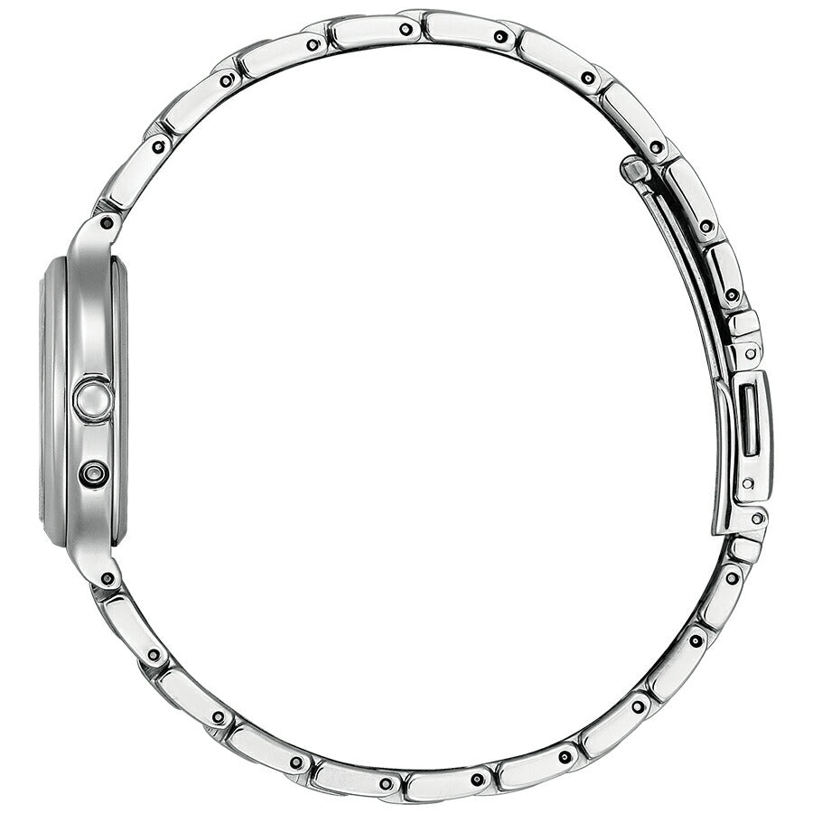 シチズン xC クロスシー basic collection ベーシックコレクション ES9360-66E レディース 腕時計 トノー ソーラー 電波 ローマフォント ブラック シルバー