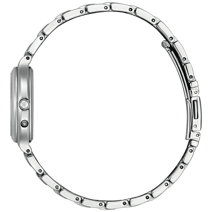 シチズン xC クロスシー basic collection ベーシックコレクション ES9360-66E レディース 腕時計 トノー ソーラー 電波 ローマフォント ブラック シルバー