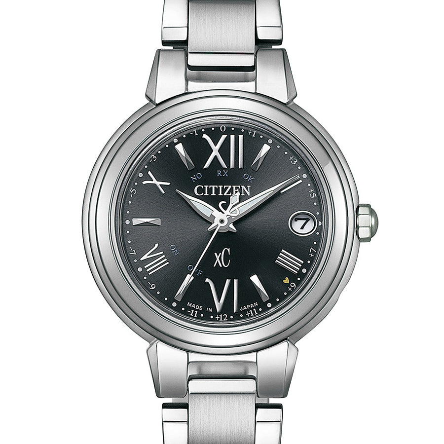 シチズン xC クロスシー basic collection ベーシックコレクション ES9430-89E レディース 腕時計 ソーラー 電波 ブラック