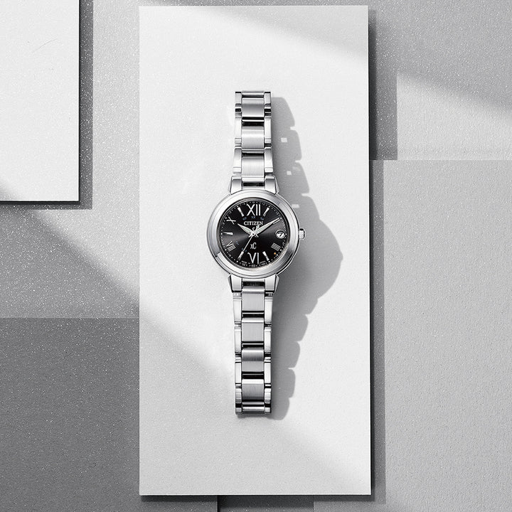 シチズン xC クロスシー basic collection ベーシックコレクション ES9430-89E レディース 腕時計 ソーラー 電波 ブラック