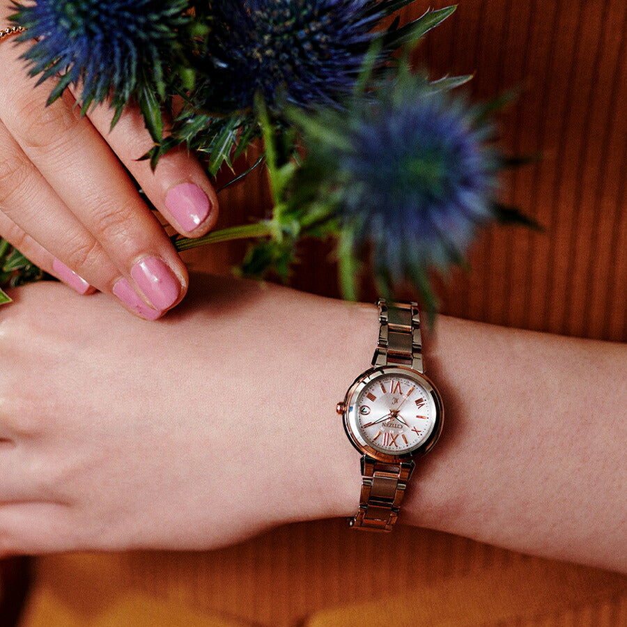 シチズン xC クロスシー basic collection ベーシックコレクション ES9434-53W レディース 腕時計 ソーラー 電波 ツートン