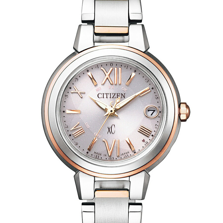 シチズン xC クロスシー basic collection ベーシックコレクション ES9434-53W レディース 腕時計 ソーラー 電波 ツートン