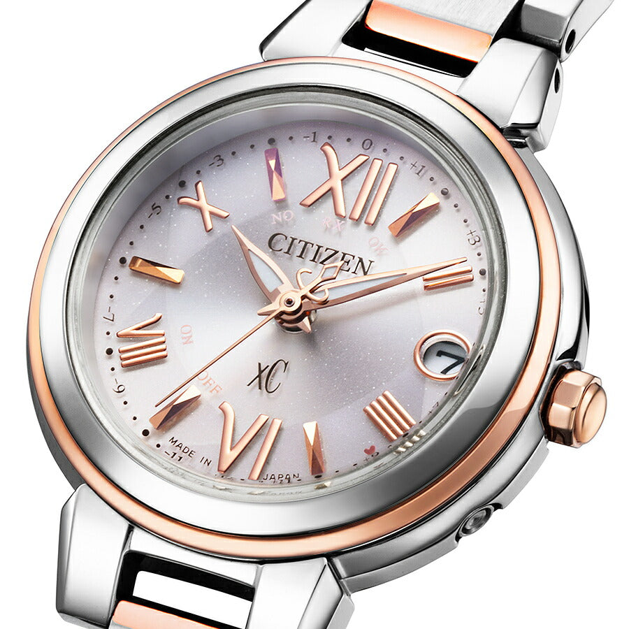 シチズン xC クロスシー basic collection ベーシックコレクション ES9434-53W レディース 腕時計 ソーラー 電波 ツートン