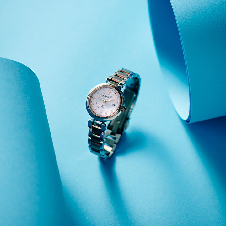 シチズン xC クロスシー mizu collection ミズコレクション サクラピンク ES9465-50W レディース 腕時計 ソーラー 電波 北川景子さん広告着用モデル