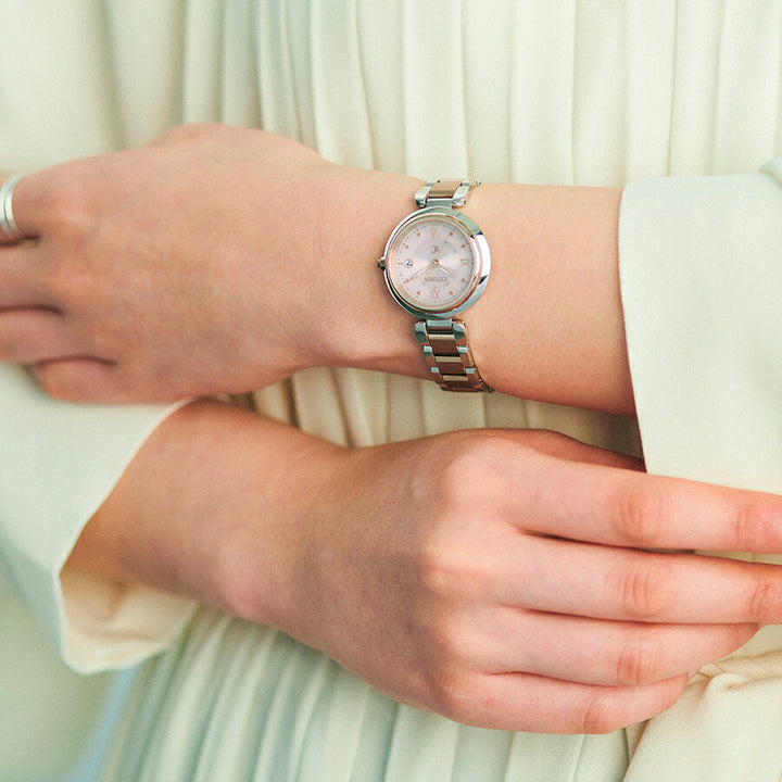 シチズン xC クロスシー mizu collection ミズコレクション サクラピンク ES9465-50W レディース 腕時計 ソーラー 電波 北川景子さん広告着用モデル