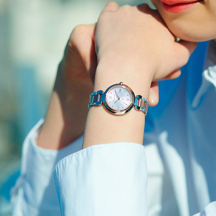 シチズン xC クロスシー mizu collection ミズコレクション サクラピンク ES9465-50W レディース 腕時計 ソーラー 電波 北川景子さん広告着用モデル