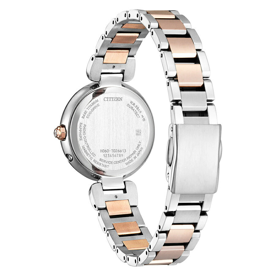 シチズン xC クロスシー mizu collection ミズコレクション サクラピンク ES9465-50W レディース 腕時計 ソーラー 電波 北川景子さん広告着用モデル