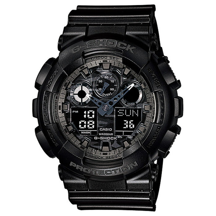 G-SHOCK GA-100CF-1AJF メンズ アナデジ ブラック グレー 迷彩 – THE CLOCK HOUSE公式オンラインストア