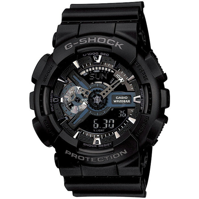 G-SHOCK GA-110-1BJF メンズ ブラック アナデジ ベーシック – THE