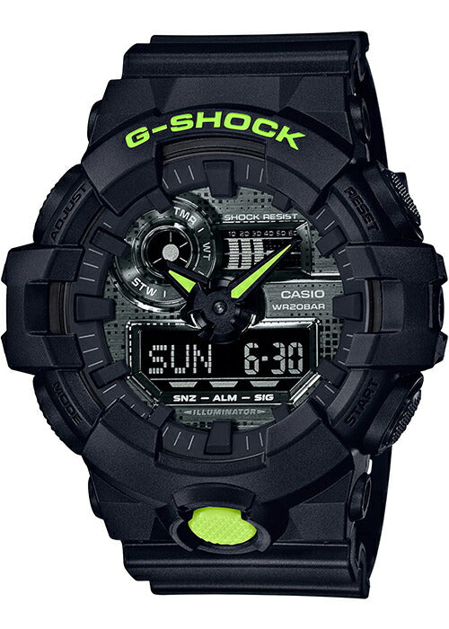 G-SHOCK GA-700DC-1AJF メンズ アナデジ ブラック イエロー スペシャル