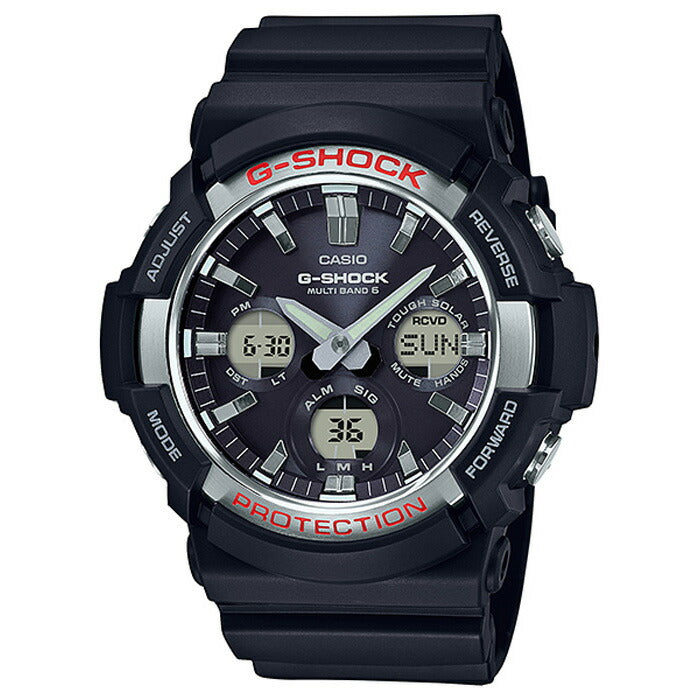 G-SHOCK GAW-100-1AJF メンズ 電波ソーラー ブラック ビッグケース