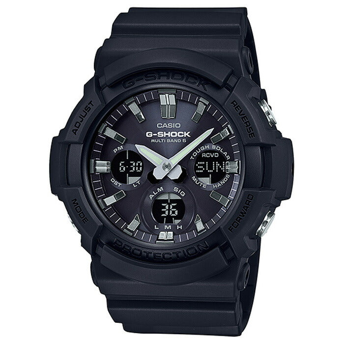 G-SHOCK GAW-100B-1AJF メンズ 電波ソーラー アナデジ ブラック ビッグ