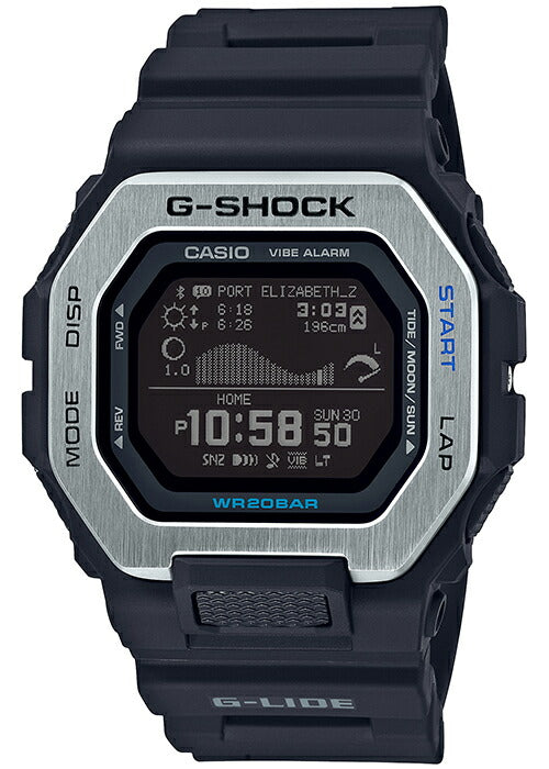 G-SHOCK G-LIDE ブラック GBX-100-1JF メンズ デジタル タイドグラフ ...