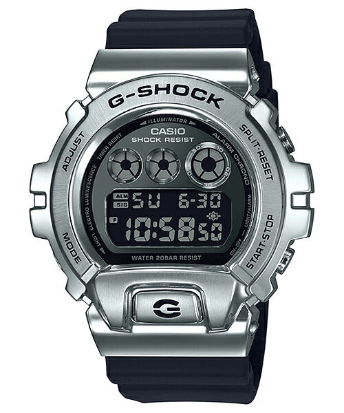 G-SHOCK メタルベゼル シルバー GM-6900-1JF メンズ デジタル 反転液晶