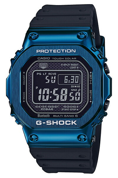 G-SHOCK GMW-B5000G-2JF メンズ 電波ソーラー デジタル ブルー B5000