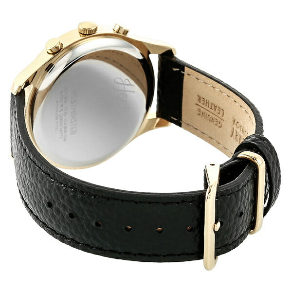 HENRY LONDON ヘンリーロンドン WESTMINSTER ウェストミンスター HL39-CS-0438 メンズ 腕時計 クオーツ 革ベルト ブラック