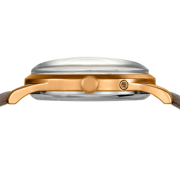 HENRY LONDON ヘンリーロンドン APPLE LEATHER Collection アップルレザーコレクション HL39-LS-0422-AL メンズ レディース 腕時計 クオーツ 電池式 グレージュ 革ベルト グレー 替えベルト付き