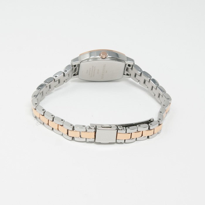 ザ・クロックハウス ビジネスカジュアル LBC1007-WH3A レディース 腕時計 ソーラー トノー ステンレス ホワイト コンビ