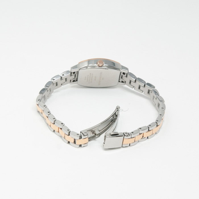 ザ・クロックハウス ビジネスカジュアル LBC1007-WH3A レディース 腕時計 ソーラー トノー ステンレス ホワイト コンビ