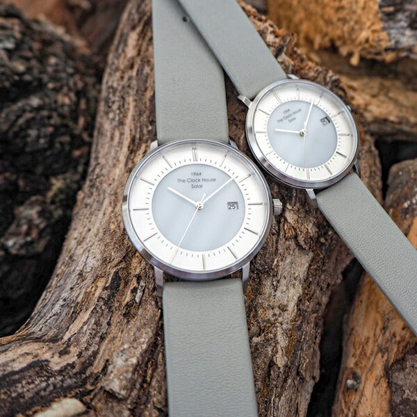 ザ・クロックハウス カスタマイズウォッチ ノルディックカジュアル LCA1004-WH1 レディース 腕時計 ソーラー 革ベルト ホワイト CLUELvol.71 雑誌掲載