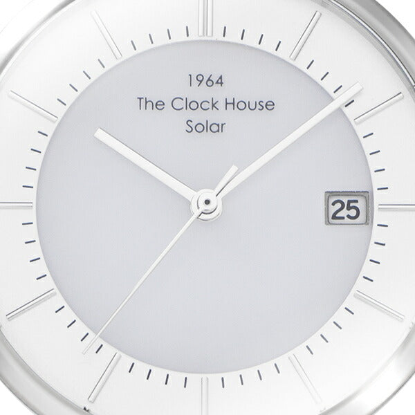 ザ・クロックハウス カスタマイズウォッチ ノルディックカジュアル LCA1004-WH1 レディース 腕時計 ソーラー 革ベルト ホワイト CLUELvol.71 雑誌掲載