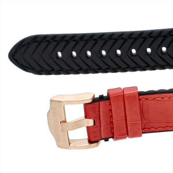 エンジェルクローバー LUCE SOLAR ルーチェ ソーラー LUS44PRE-RE メンズ 腕時計 革ベルト セラミックベゼル レッド 雑誌掲載