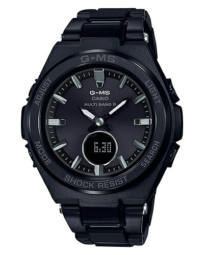 BABY-G G-MS MSG-W200CG-1AJF ベビージー カシオ レディース 腕時計 電波 ソーラー アナデジ ブラック ジーミズ 国内正規品
