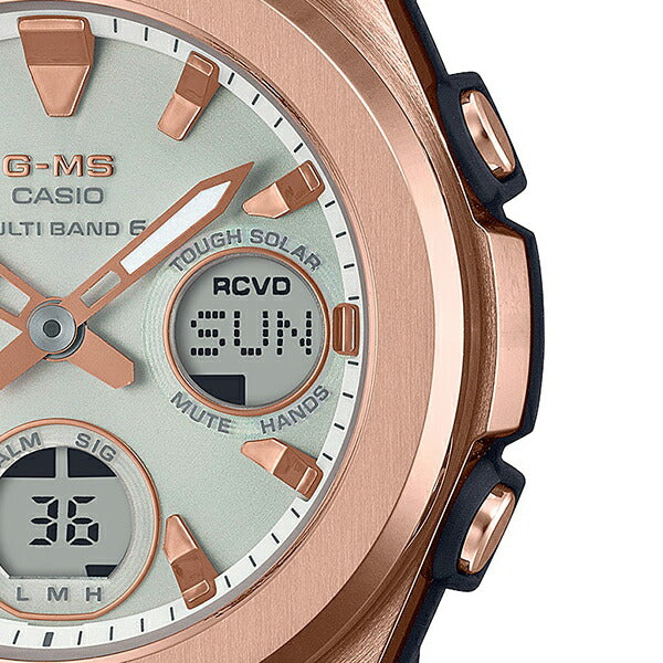 BABY-G G-MS ジーミズ MSG-W600G-1AJF レディース 腕時計 電波ソーラー アナデジ 樹脂バンド ブラック 国内正規品 カシオ