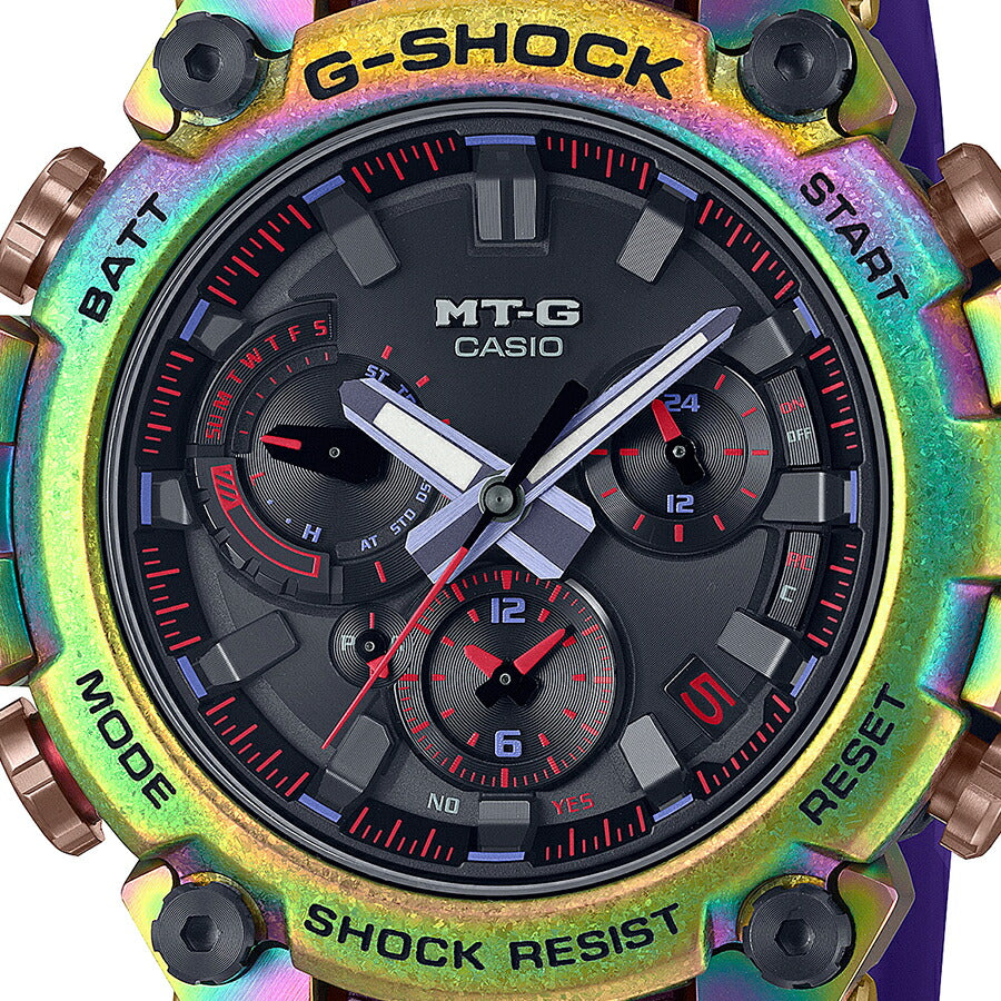 G-SHOCK MT-G オーロラオーバル MTG-B3000PRB-1AJR メンズ 腕時計 電波ソーラー Bluetooth アナログ 国内正規品 カシオ