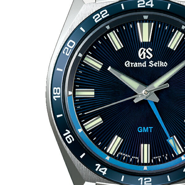 グランドセイコー 9F クオーツ GMT SBGN021 メンズ メタルバンド セラミックスベゼル 強化耐磁 ブルー 9F86