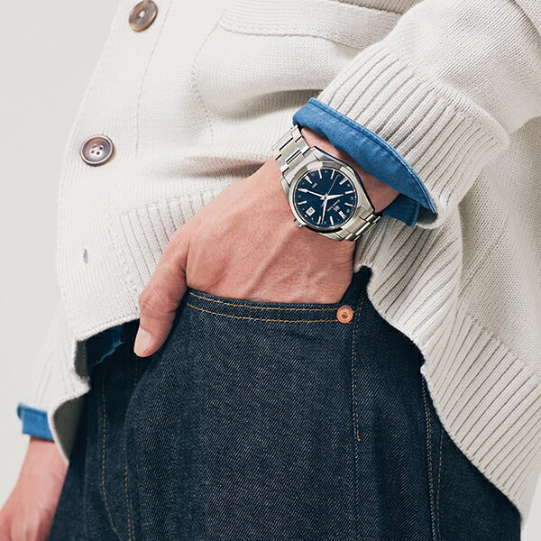 グランドセイコー 流通限定 ショップ専用 専売 9F クオーツ GMT SBGN031 メンズ ブルーダイヤル 9F86