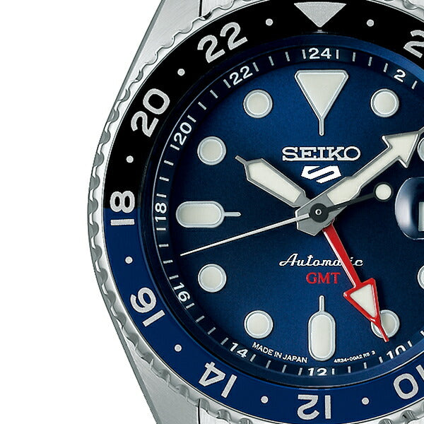 セイコー5 スポーツ SKX Sports Style GMTモデル SBSC003 メンズ 腕時計 メカニカル 自動巻き ブルー 日本製
