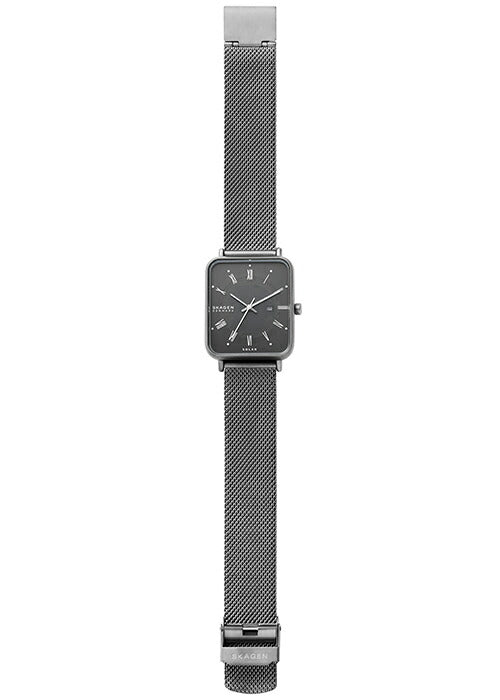 スカーゲン RYLE ライル SKW6757 メンズ レディース 腕時計 ソーラー アナログ メッシュバンド チャコール ペア 国内正規品