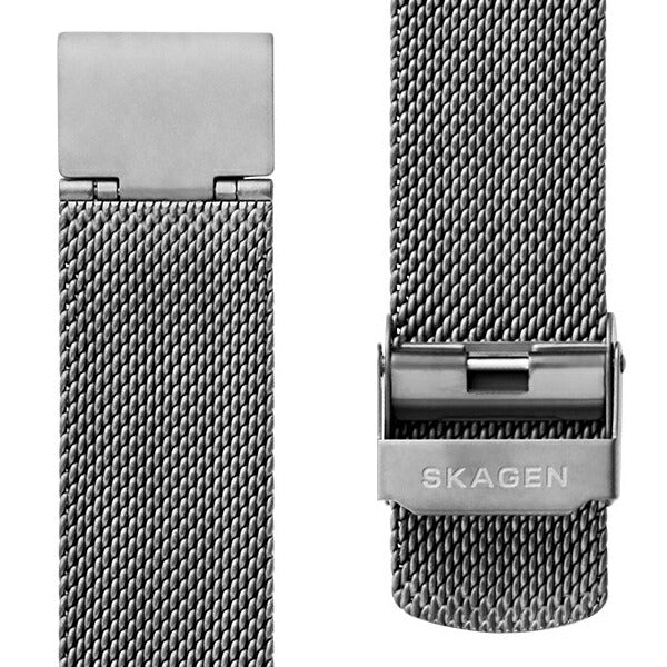 スカーゲン RYLE ライル SKW6757 メンズ レディース 腕時計 ソーラー アナログ メッシュバンド チャコール ペア 国内正規品