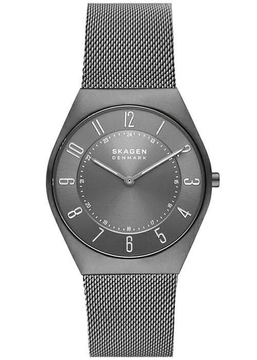 スカーゲン GRENEN ULTRA SLIM グレーネン ウルトラスリム SKW6824 メンズ 腕時計 クオーツ 電池式 アナログ メッシュバンド チャコール 国内正規品