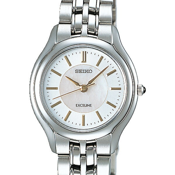 セイコー ドルチェ&エクセリーヌ ペア クオーツ SWDL099 レディース ホワイト 白蝶貝ダイヤル